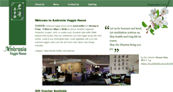 Desktop Screenshot of ambrosiaveggie.com